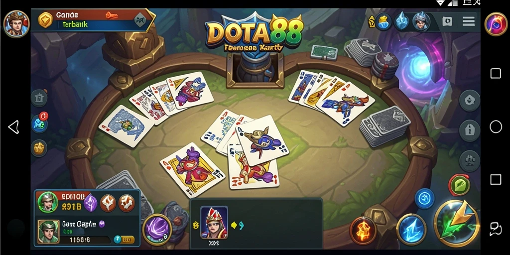 Screenshot DOTA88 menampilkan gameplay seru Gaple yang kompetitif.