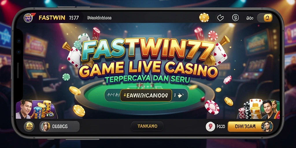 Tampilan menarik gameplay Live Casino di FASTWIN77.