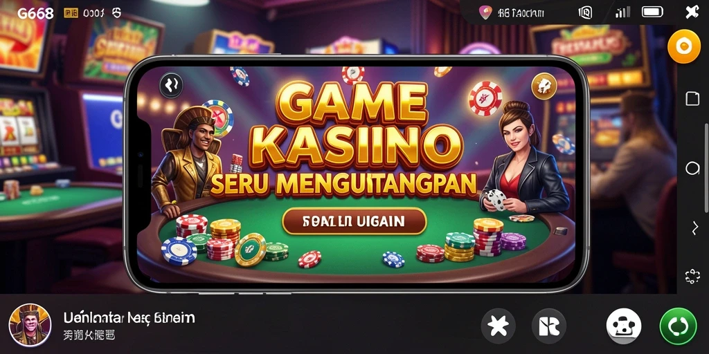 Tampilan gameplay G668 yang menegangkan dan mengasyikkan.