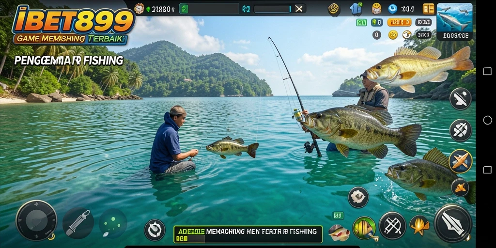 Tangkapan ikan yang beragam dalam permainan memancing IBET899.