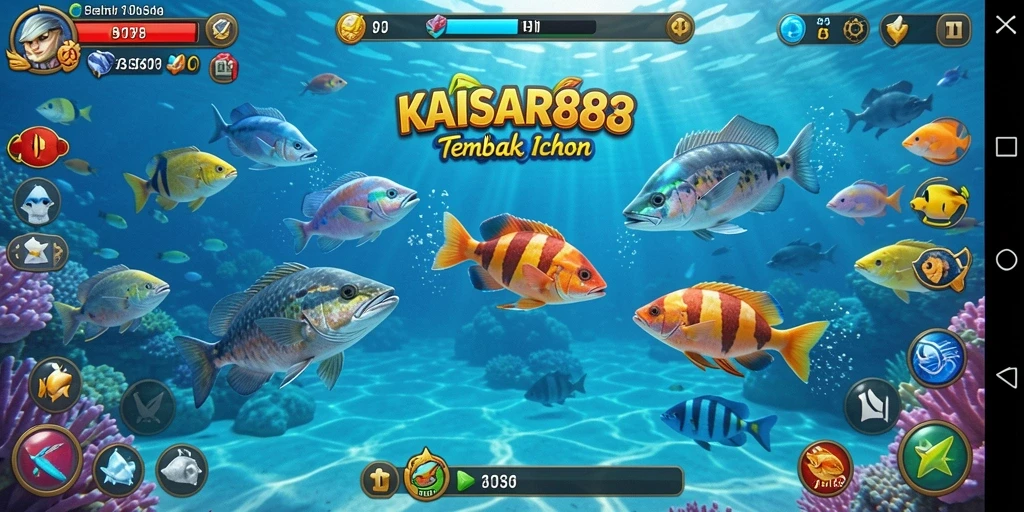 Tampilan gameplay KAISAR888 yang seru dan penuh warna.