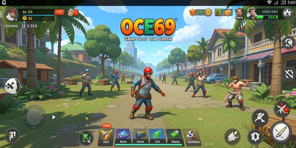 Tangkapan layar yang menampilkan keseruan gameplay OCE69 dengan grafis yang memukau.