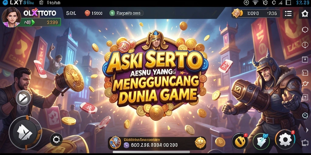 Screenshot gameplay OLXTOTO menampilkan aksi penuh adrenalin.