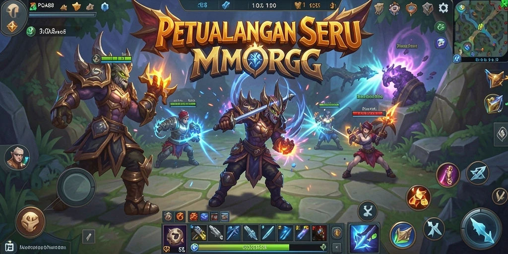 Screenshot gameplay POA88 dengan aksi seru pemain dalam pertempuran.