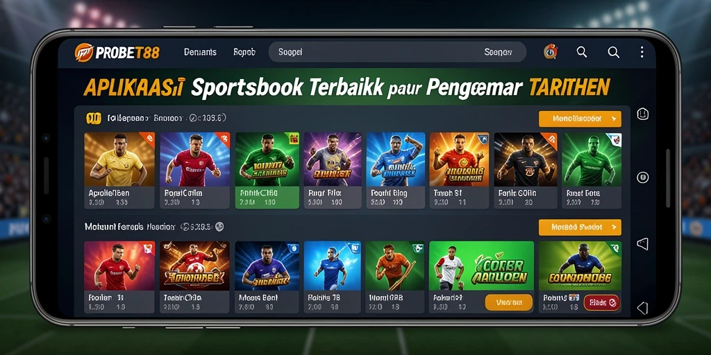 Screenshot PROBET88 menampilkan antarmuka taruhan yang menarik dan interaktif.