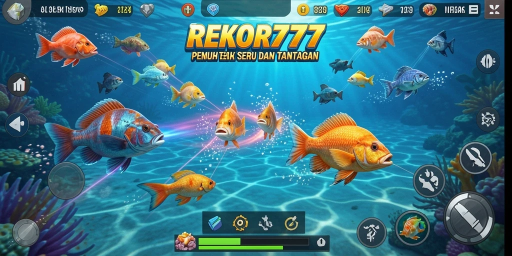 Tampilan gameplay epik dari permainan Tembak Ikan.