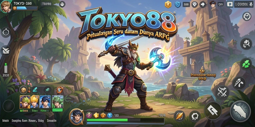 Tampilkan aksi seru dalam gameplay ARPG TOKYO88.