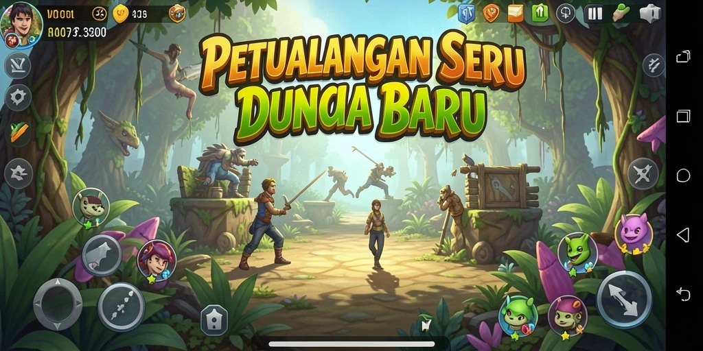 Screenshot menampilkan gameplay V07 yang menarik dan penuh petualangan.