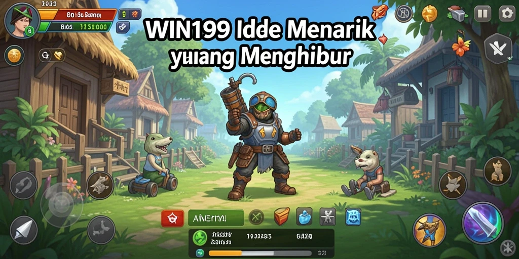 Tampilan gameplay WIN199 yang menawan dan interaktif.